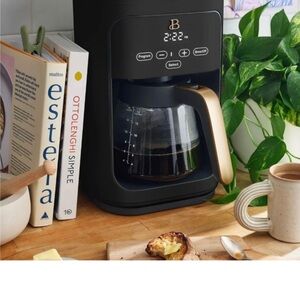 Black and Gold Coffee Maker by B